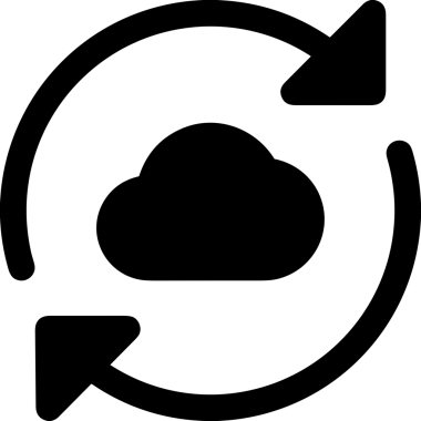 PNG biçiminde bulut depolama simgesi şeffaf arkaplan tasarımı ile dijital sunucu güvenli dosya eşzamanlama sunucu yönetimi ve modern web veya mobil kullanıcı arayüzü uygulamaları için ideal
