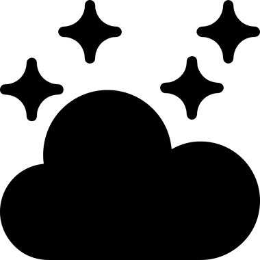 PNG biçiminde bulut depolama simgesi şeffaf arkaplan tasarımı ile dijital sunucu güvenli dosya eşzamanlama sunucu yönetimi ve modern web veya mobil kullanıcı arayüzü uygulamaları için ideal