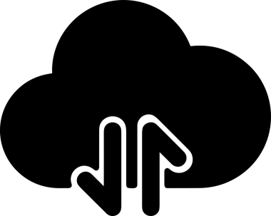 PNG biçiminde bulut depolama simgesi şeffaf arkaplan tasarımı ile dijital sunucu güvenli dosya eşzamanlama sunucu yönetimi ve modern web veya mobil kullanıcı arayüzü uygulamaları için ideal