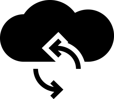 PNG biçiminde bulut depolama simgesi şeffaf arkaplan tasarımı ile dijital sunucu güvenli dosya eşzamanlama sunucu yönetimi ve modern web veya mobil kullanıcı arayüzü uygulamaları için ideal