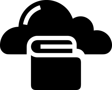 PNG biçiminde bulut depolama simgesi şeffaf arkaplan tasarımı ile dijital sunucu güvenli dosya eşzamanlama sunucu yönetimi ve modern web veya mobil kullanıcı arayüzü uygulamaları için ideal