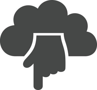 PNG biçiminde bulut depolama simgesi şeffaf arkaplan tasarımı ile dijital sunucu güvenli dosya eşzamanlama sunucu yönetimi ve modern web veya mobil kullanıcı arayüzü uygulamaları için ideal