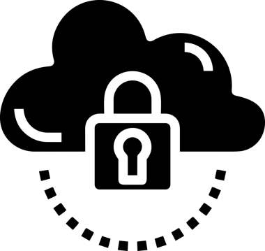 PNG biçiminde bulut depolama simgesi şeffaf arkaplan tasarımı ile dijital sunucu güvenli dosya eşzamanlama sunucu yönetimi ve modern web veya mobil kullanıcı arayüzü uygulamaları için ideal