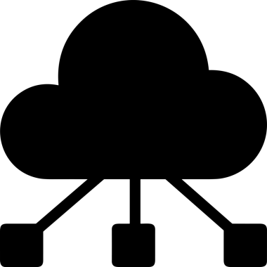 PNG biçiminde bulut depolama simgesi şeffaf arkaplan tasarımı ile dijital sunucu güvenli dosya eşzamanlama sunucu yönetimi ve modern web veya mobil kullanıcı arayüzü uygulamaları için ideal