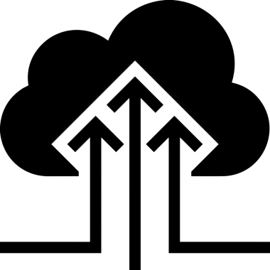 PNG biçiminde bulut depolama simgesi şeffaf arkaplan tasarımı ile dijital sunucu güvenli dosya eşzamanlama sunucu yönetimi ve modern web veya mobil kullanıcı arayüzü uygulamaları için ideal
