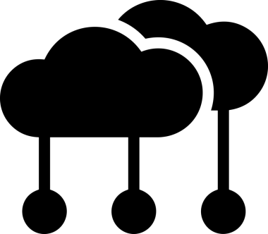 PNG biçiminde bulut depolama simgesi şeffaf arkaplan tasarımı ile dijital sunucu güvenli dosya eşzamanlama sunucu yönetimi ve modern web veya mobil kullanıcı arayüzü uygulamaları için ideal
