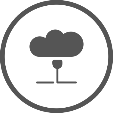 PNG biçiminde bulut depolama simgesi şeffaf arkaplan tasarımı ile dijital sunucu güvenli dosya eşzamanlama sunucu yönetimi ve modern web veya mobil kullanıcı arayüzü uygulamaları için ideal