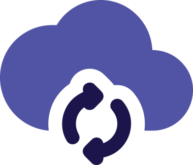 PNG biçiminde bulut depolama simgesi şeffaf arkaplan tasarımı ile dijital sunucu güvenli dosya eşzamanlama sunucu yönetimi ve modern web veya mobil kullanıcı arayüzü uygulamaları için ideal