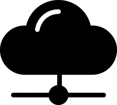 PNG biçiminde bulut depolama simgesi şeffaf arkaplan tasarımı ile dijital sunucu güvenli dosya eşzamanlama sunucu yönetimi ve modern web veya mobil kullanıcı arayüzü uygulamaları için ideal