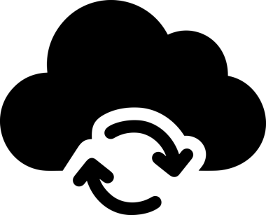 PNG biçiminde bulut depolama simgesi şeffaf arkaplan tasarımı ile dijital sunucu güvenli dosya eşzamanlama sunucu yönetimi ve modern web veya mobil kullanıcı arayüzü uygulamaları için ideal