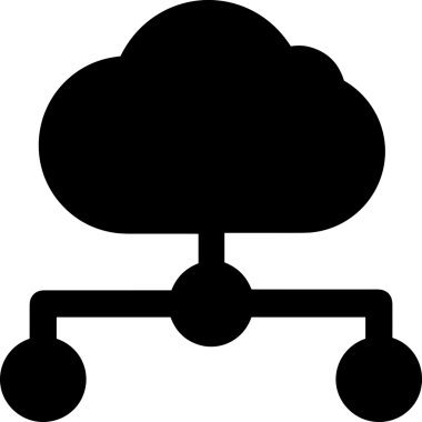 PNG biçiminde bulut depolama simgesi şeffaf arkaplan tasarımı ile dijital sunucu güvenli dosya eşzamanlama sunucu yönetimi ve modern web veya mobil kullanıcı arayüzü uygulamaları için ideal