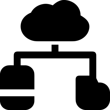 PNG biçiminde bulut depolama simgesi şeffaf arkaplan tasarımı ile dijital sunucu güvenli dosya eşzamanlama sunucu yönetimi ve modern web veya mobil kullanıcı arayüzü uygulamaları için ideal