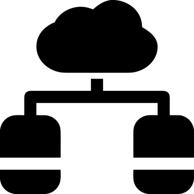 PNG biçiminde bulut depolama simgesi şeffaf arkaplan tasarımı ile dijital sunucu güvenli dosya eşzamanlama sunucu yönetimi ve modern web veya mobil kullanıcı arayüzü uygulamaları için ideal