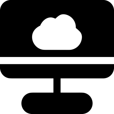 PNG biçiminde bulut depolama simgesi şeffaf arkaplan tasarımı ile dijital sunucu güvenli dosya eşzamanlama sunucu yönetimi ve modern web veya mobil kullanıcı arayüzü uygulamaları için ideal