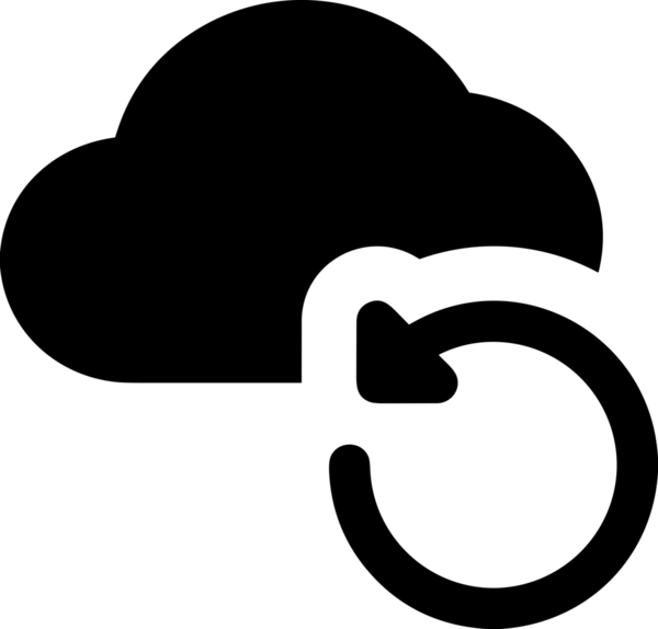 PNG biçiminde bulut depolama simgesi şeffaf arkaplan tasarımı ile dijital sunucu güvenli dosya eşzamanlama sunucu yönetimi ve modern web veya mobil kullanıcı arayüzü uygulamaları için ideal