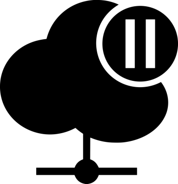 PNG biçiminde bulut depolama simgesi şeffaf arkaplan tasarımı ile dijital sunucu güvenli dosya eşzamanlama sunucu yönetimi ve modern web veya mobil kullanıcı arayüzü uygulamaları için ideal