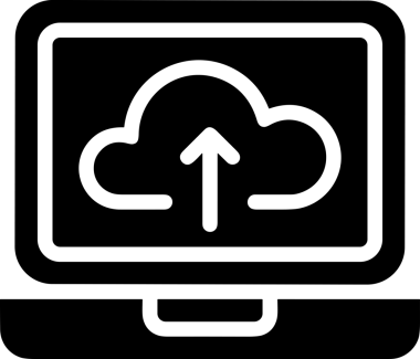PNG biçiminde bulut depolama simgesi şeffaf arkaplan tasarımı ile dijital sunucu güvenli dosya eşzamanlama sunucu yönetimi ve modern web veya mobil kullanıcı arayüzü uygulamaları için ideal