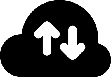 PNG biçiminde bulut depolama simgesi şeffaf arkaplan tasarımı ile dijital sunucu güvenli dosya eşzamanlama sunucu yönetimi ve modern web veya mobil kullanıcı arayüzü uygulamaları için ideal