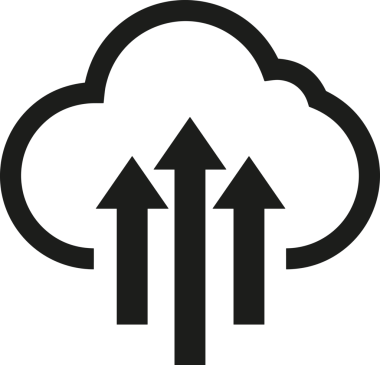 PNG biçiminde bulut depolama simgesi şeffaf arkaplan tasarımı ile dijital sunucu güvenli dosya eşzamanlama sunucu yönetimi ve modern web veya mobil kullanıcı arayüzü uygulamaları için ideal