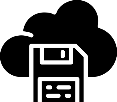 PNG biçiminde bulut depolama simgesi şeffaf arkaplan tasarımı ile dijital sunucu güvenli dosya eşzamanlama sunucu yönetimi ve modern web veya mobil kullanıcı arayüzü uygulamaları için ideal