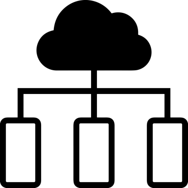 PNG biçiminde bulut depolama simgesi şeffaf arkaplan tasarımı ile dijital sunucu güvenli dosya eşzamanlama sunucu yönetimi ve modern web veya mobil kullanıcı arayüzü uygulamaları için ideal