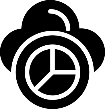 PNG biçiminde bulut depolama simgesi şeffaf arkaplan tasarımı ile dijital sunucu güvenli dosya eşzamanlama sunucu yönetimi ve modern web veya mobil kullanıcı arayüzü uygulamaları için ideal
