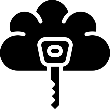 PNG biçiminde bulut depolama simgesi şeffaf arkaplan tasarımı ile dijital sunucu güvenli dosya eşzamanlama sunucu yönetimi ve modern web veya mobil kullanıcı arayüzü uygulamaları için ideal