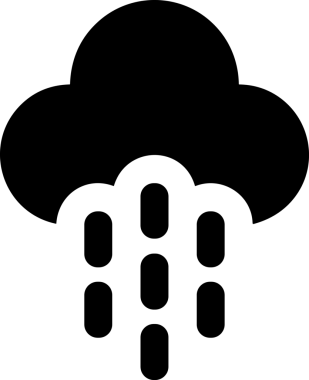 PNG biçiminde bulut depolama simgesi şeffaf arkaplan tasarımı ile dijital sunucu güvenli dosya eşzamanlama sunucu yönetimi ve modern web veya mobil kullanıcı arayüzü uygulamaları için ideal