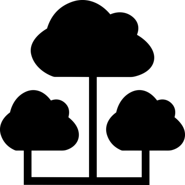 PNG biçiminde bulut depolama simgesi şeffaf arkaplan tasarımı ile dijital sunucu güvenli dosya eşzamanlama sunucu yönetimi ve modern web veya mobil kullanıcı arayüzü uygulamaları için ideal