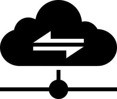 PNG biçiminde bulut depolama simgesi şeffaf arkaplan tasarımı ile dijital sunucu güvenli dosya eşzamanlama sunucu yönetimi ve modern web veya mobil kullanıcı arayüzü uygulamaları için ideal