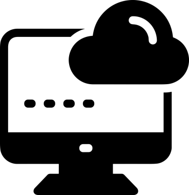PNG biçiminde bulut depolama simgesi şeffaf arkaplan tasarımı ile dijital sunucu güvenli dosya eşzamanlama sunucu yönetimi ve modern web veya mobil kullanıcı arayüzü uygulamaları için ideal