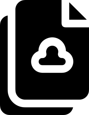 PNG biçiminde bulut depolama simgesi şeffaf arkaplan tasarımı ile dijital sunucu güvenli dosya eşzamanlama sunucu yönetimi ve modern web veya mobil kullanıcı arayüzü uygulamaları için ideal