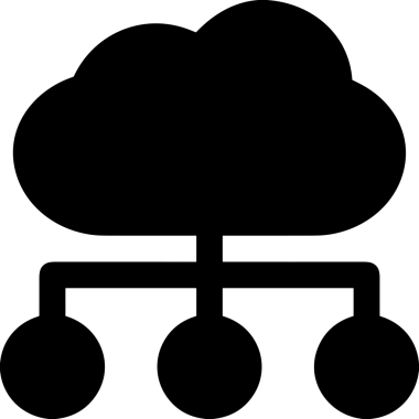 PNG biçiminde bulut depolama simgesi şeffaf arkaplan tasarımı ile dijital sunucu güvenli dosya eşzamanlama sunucu yönetimi ve modern web veya mobil kullanıcı arayüzü uygulamaları için ideal
