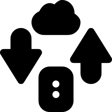 PNG biçiminde bulut depolama simgesi şeffaf arkaplan tasarımı ile dijital sunucu güvenli dosya eşzamanlama sunucu yönetimi ve modern web veya mobil kullanıcı arayüzü uygulamaları için ideal