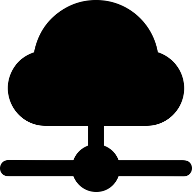 PNG biçiminde bulut depolama simgesi şeffaf arkaplan tasarımı ile dijital sunucu güvenli dosya eşzamanlama sunucu yönetimi ve modern web veya mobil kullanıcı arayüzü uygulamaları için ideal