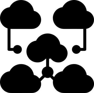 PNG biçiminde bulut depolama simgesi şeffaf arkaplan tasarımı ile dijital sunucu güvenli dosya eşzamanlama sunucu yönetimi ve modern web veya mobil kullanıcı arayüzü uygulamaları için ideal