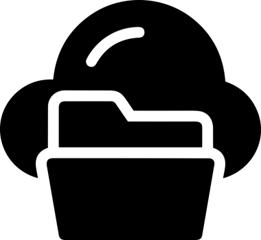 PNG biçiminde bulut depolama simgesi şeffaf arkaplan tasarımı ile dijital sunucu güvenli dosya eşzamanlama sunucu yönetimi ve modern web veya mobil kullanıcı arayüzü uygulamaları için ideal