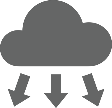 PNG biçiminde bulut depolama simgesi şeffaf arkaplan tasarımı ile dijital sunucu güvenli dosya eşzamanlama sunucu yönetimi ve modern web veya mobil kullanıcı arayüzü uygulamaları için ideal