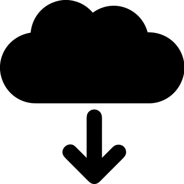 PNG biçiminde bulut depolama simgesi şeffaf arkaplan tasarımı ile dijital sunucu güvenli dosya eşzamanlama sunucu yönetimi ve modern web veya mobil kullanıcı arayüzü uygulamaları için ideal
