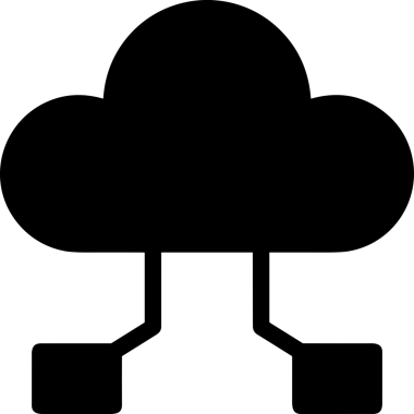 PNG biçiminde bulut depolama simgesi şeffaf arkaplan tasarımı ile dijital sunucu güvenli dosya eşzamanlama sunucu yönetimi ve modern web veya mobil kullanıcı arayüzü uygulamaları için ideal