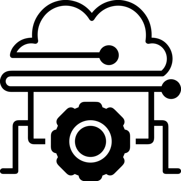 PNG biçiminde bulut depolama simgesi şeffaf arkaplan tasarımı ile dijital sunucu güvenli dosya eşzamanlama sunucu yönetimi ve modern web veya mobil kullanıcı arayüzü uygulamaları için ideal