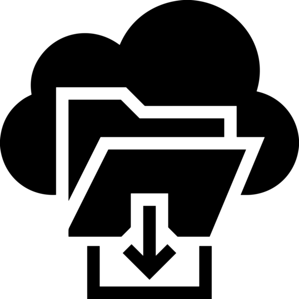 PNG biçiminde bulut depolama simgesi şeffaf arkaplan tasarımı ile dijital sunucu güvenli dosya eşzamanlama sunucu yönetimi ve modern web veya mobil kullanıcı arayüzü uygulamaları için ideal