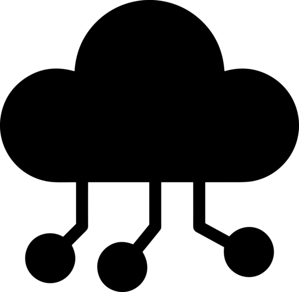 PNG biçiminde bulut depolama simgesi şeffaf arkaplan tasarımı ile dijital sunucu güvenli dosya eşzamanlama sunucu yönetimi ve modern web veya mobil kullanıcı arayüzü uygulamaları için ideal