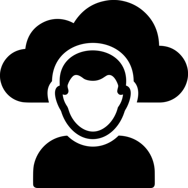 PNG biçiminde bulut depolama simgesi şeffaf arkaplan tasarımı ile dijital sunucu güvenli dosya eşzamanlama sunucu yönetimi ve modern web veya mobil kullanıcı arayüzü uygulamaları için ideal