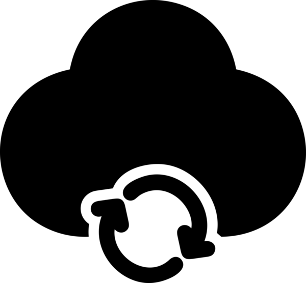 PNG biçiminde bulut depolama simgesi şeffaf arkaplan tasarımı ile dijital sunucu güvenli dosya eşzamanlama sunucu yönetimi ve modern web veya mobil kullanıcı arayüzü uygulamaları için ideal
