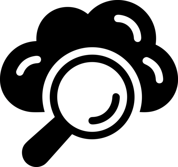PNG biçiminde bulut depolama simgesi şeffaf arkaplan tasarımı ile dijital sunucu güvenli dosya eşzamanlama sunucu yönetimi ve modern web veya mobil kullanıcı arayüzü uygulamaları için ideal