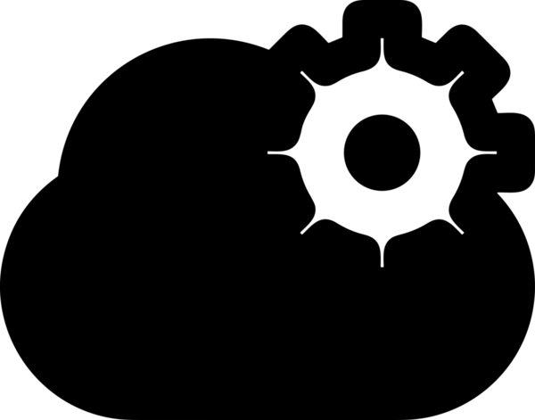 PNG biçiminde bulut depolama simgesi şeffaf arkaplan tasarımı ile dijital sunucu güvenli dosya eşzamanlama sunucu yönetimi ve modern web veya mobil kullanıcı arayüzü uygulamaları için ideal