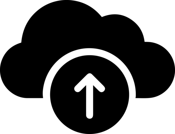 PNG biçiminde bulut depolama simgesi şeffaf arkaplan tasarımı ile dijital sunucu güvenli dosya eşzamanlama sunucu yönetimi ve modern web veya mobil kullanıcı arayüzü uygulamaları için ideal