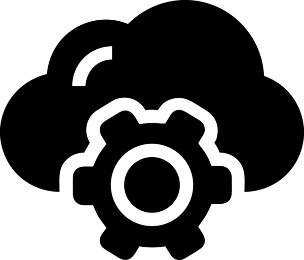 PNG biçiminde bulut depolama simgesi şeffaf arkaplan tasarımı ile dijital sunucu güvenli dosya eşzamanlama sunucu yönetimi ve modern web veya mobil kullanıcı arayüzü uygulamaları için ideal