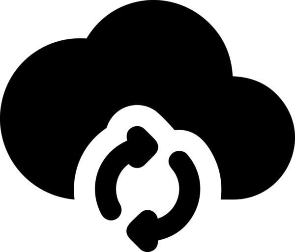 PNG biçiminde bulut depolama simgesi şeffaf arkaplan tasarımı ile dijital sunucu güvenli dosya eşzamanlama sunucu yönetimi ve modern web veya mobil kullanıcı arayüzü uygulamaları için ideal